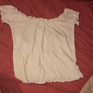 Off the shoulder crop top